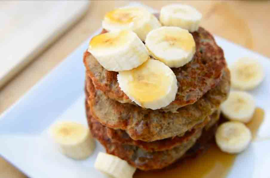 Buckwheat banana pancake